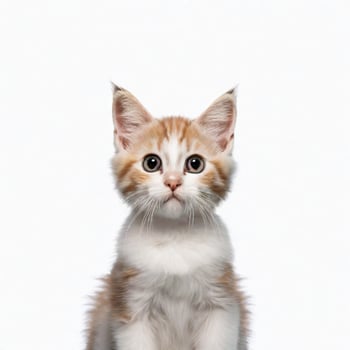 AI Generative Images - Cute Cat Studio Photography photo
