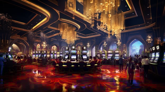 luck and wealth make for a successful night at the casino photo