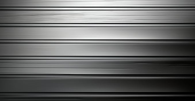 Panoramic metal texture, steel silver background - AI generated image photo