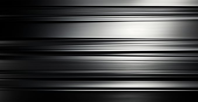 Panoramic metal texture, steel silver background - AI generated image photo