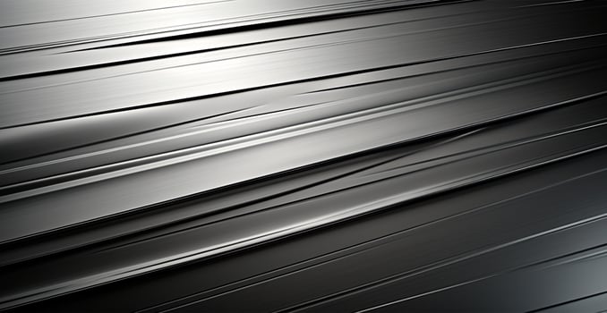 Panoramic metal texture, steel silver background - AI generated image photo