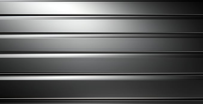 Panoramic metal texture, steel silver background - AI generated image photo