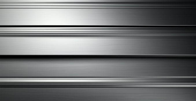 Panoramic metal texture, steel silver background - AI generated image photo