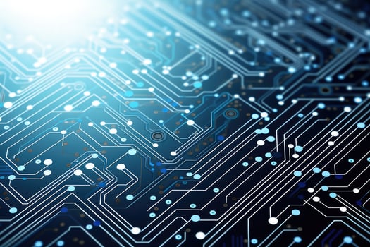abstract technology electronic circuit board AI Generated photo