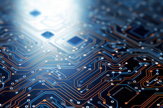 abstract technology electronic circuit board AI Generated photo