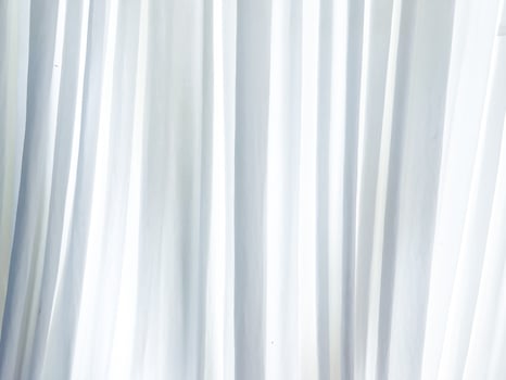 Background for design, white curtains, beautiful wallpaper, space for text. photo