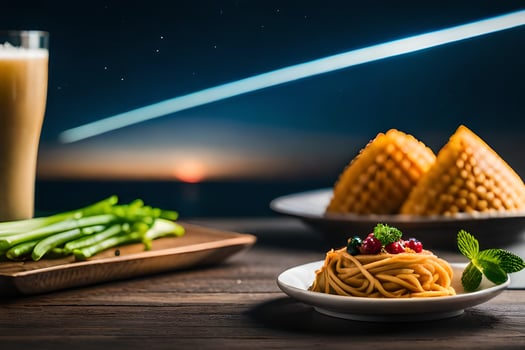 the food of the future is here. AI-Generated photo