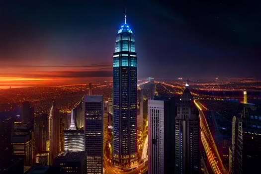 the tallest building in the world is the burj khalifa. AI-Generated photo
