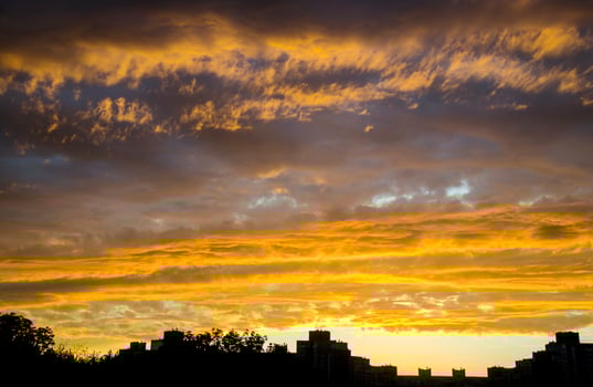 Skies in fire photo