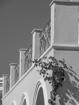 santorini island in greece photo