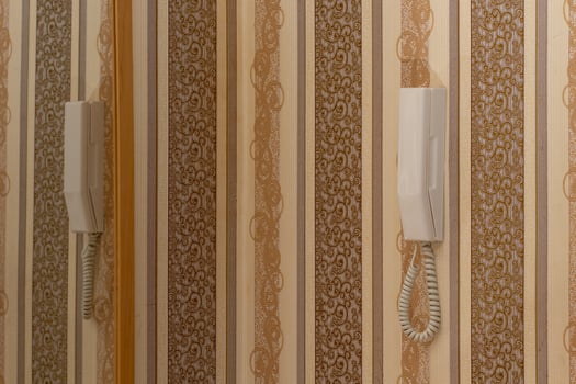 Wall mounting apartment intercom station inside photo