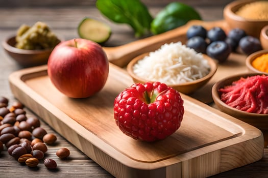 the best foods for weight loss. AI-Generated photo