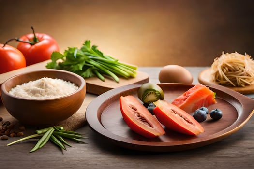 foods with high protein content. AI-Generated photo