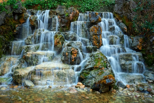 Small waterfall cascade photo