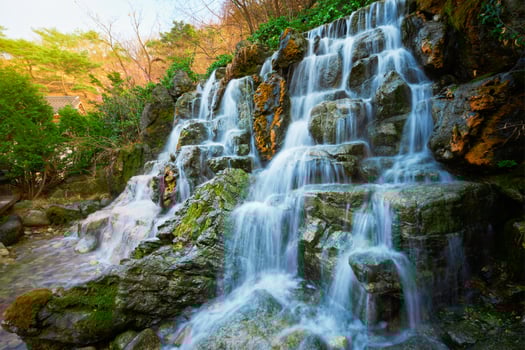 Small waterfall cascade photo