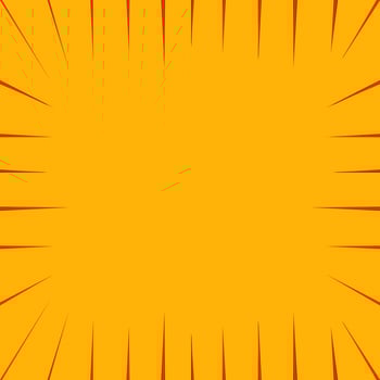 Orange yellow background with illustration of red and black rays. Used for backgrounds, templates photo