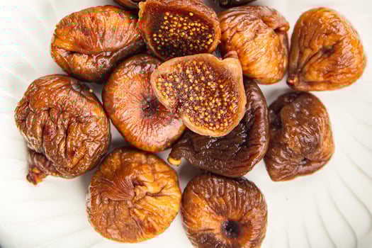 fig dried fruit figs smoked cooking appetizer meal food snack on the table copy space food background rustic top view photo