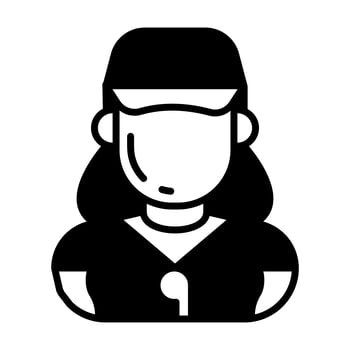 Coach icon in vector. Illustration photo