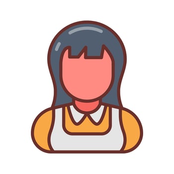 Nanny icon in vector. Illustration photo