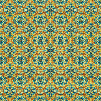 Seamless pattern texture with damask ornament with colorful. decorative elements. Hand drawn Vintage background. photo
