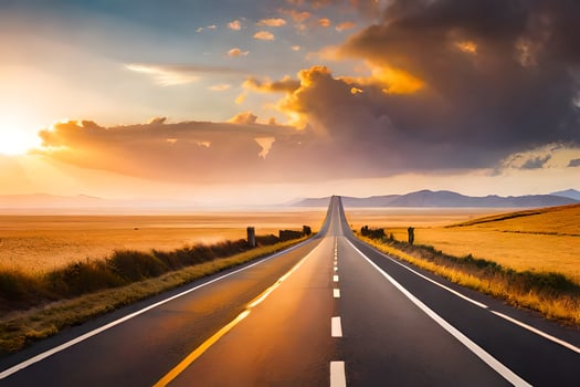 the road to success is paved with good intentions. AI-Generated photo