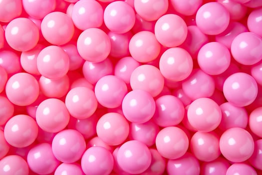 Pink bubblegum background.AI Generated photo