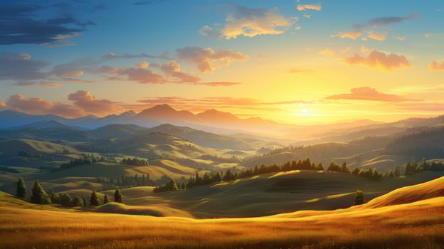 background tourism beautiful hill landscape ai generated photo