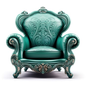 a mint chair isolated photo