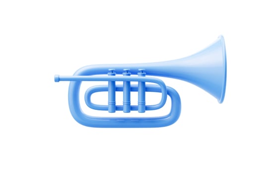 Isolated music instrument, 3d rendering. photo