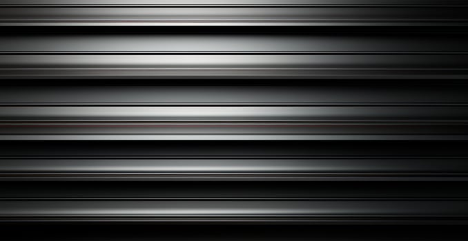 Panoramic metal texture, steel silver background - AI generated image photo