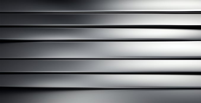 Panoramic metal texture, steel silver background - AI generated image photo