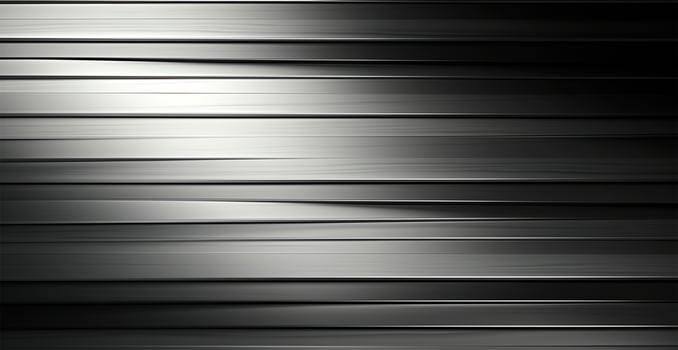 Panoramic metal texture, steel silver background - AI generated image photo