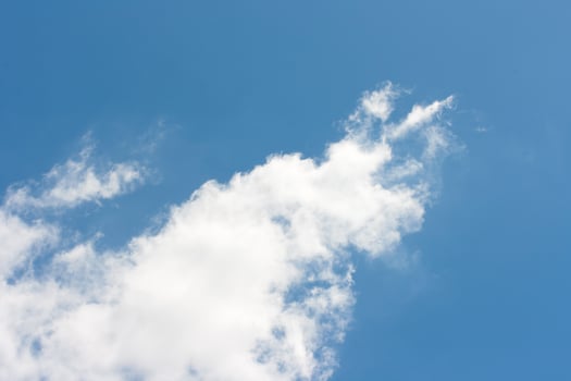 blue sky with cloud photo
