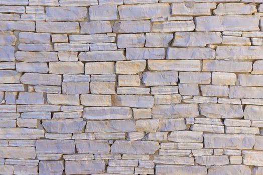 Close-up of a wall made of bricks photo