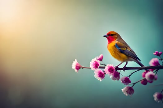 photo wallpaper the sky, bird, bird, bird, bird, bird, bird, bird,. AI-Generated