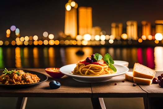 the food and drink industry in dubai. AI-Generated photo