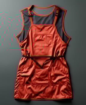 AI generated AI Generated Stylish Adjustable Cooking aprons for men and women photo