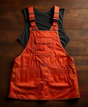 AI generated AI Generated Stylish Adjustable Cooking aprons for men and women photo