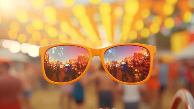 a pair of sunglasses AI Generated photo