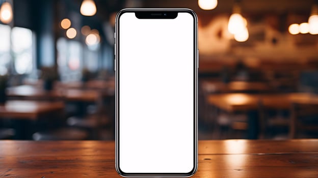 a white cell phone AI Generated photo
