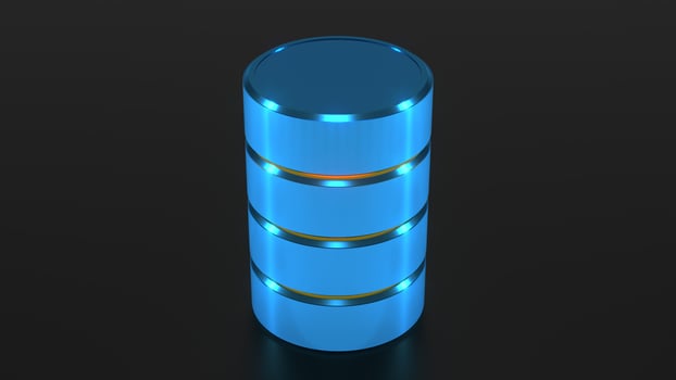 Futuristic Data Center Render photo