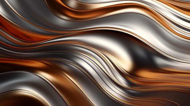 AI generated Liquid Metal texture background photo