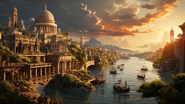 Italian tourism background photo