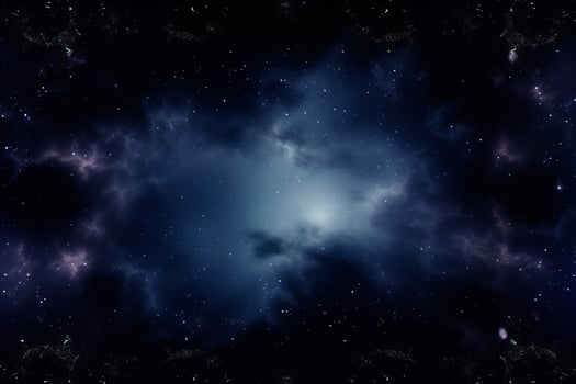 a space background with stars and nebula generative ai photo