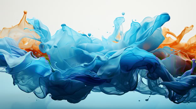 blue paint splash background photo