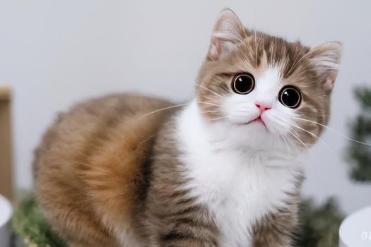 AI generated AI Generative Close up of a cat photo