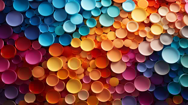 Full color circle background photo