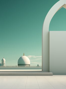 Ramadan kareem traditional islamic festival religious social media post design ai generated photo