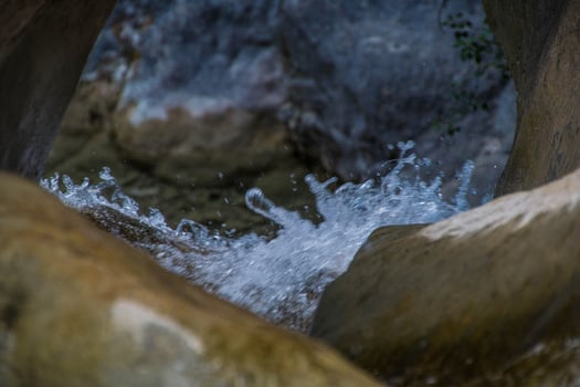 waterfall,pontaix, in drome,france photo
