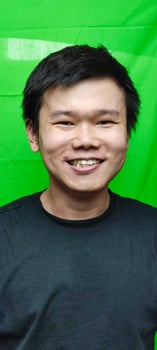 Asian Genuine Smile Facial Expression photo